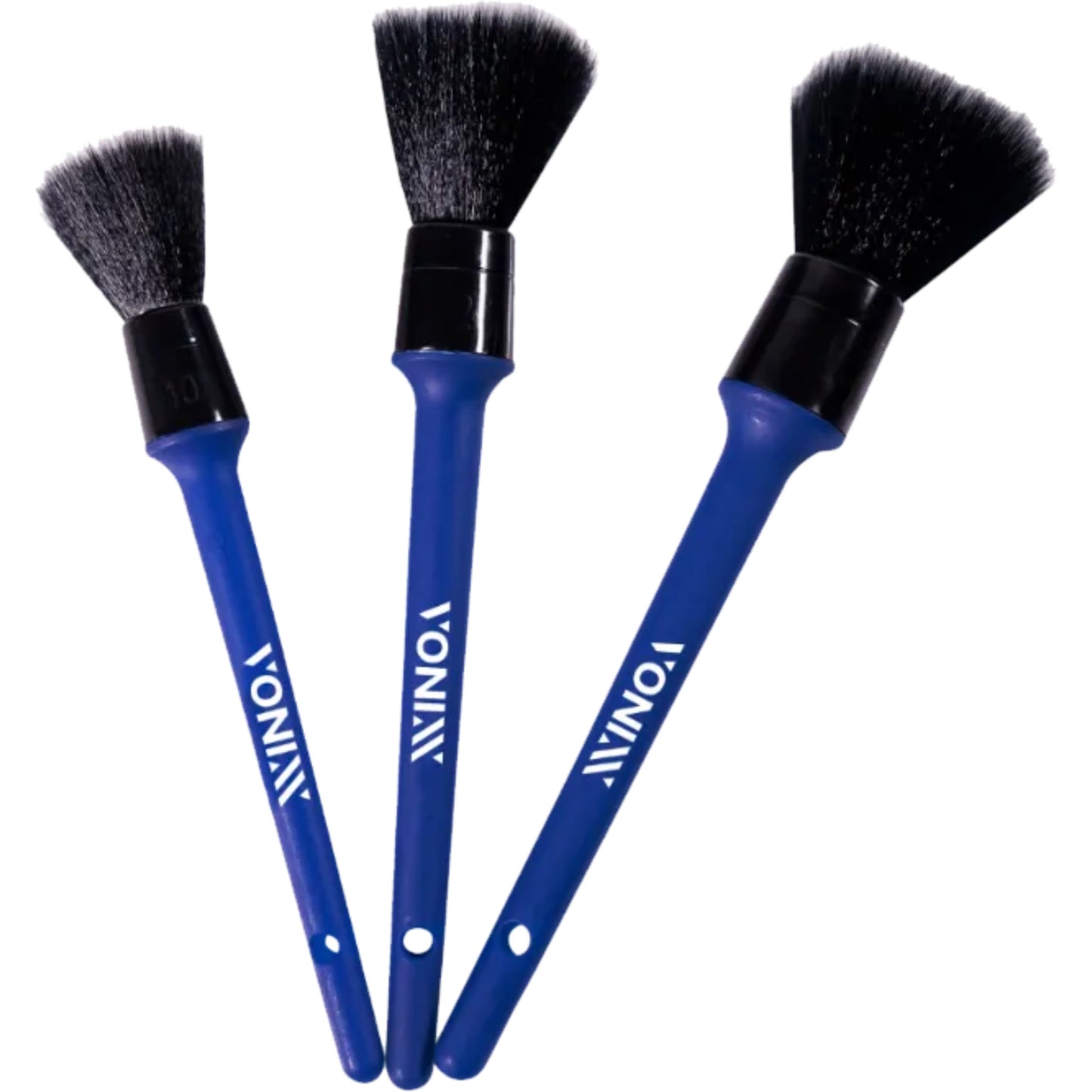 Vonixx Ultra Soft Interior Detailing Brushes - 3 Pcs